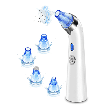 XIRQI Pore Extractor,Powerful Pore Vacuum Pore Vacuum,Four Interchangeable Suction Heads Skin Care Tools