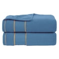 thumbnail image 3 of JML Blue Bath Towel Set of 8 Pieces - Cotton Blend Highly Absorbent Towels for Bathroom, 2 Soft Bath Towels, 2 Hand Towels, 4 Washcloths, 3 of 6