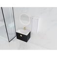 thumbnail image 4 of 28" Wall-Hung Vanity in Black Chestnut - Efficient Space Utilization - Bathroom Setup - Tidy and Comfortable Living, 4 of 6