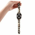 thumbnail image 6 of Recoppa Compatible with Apple Watch Bands 38mm 40mm, Non-Fade Slim Genuine Patent Leather Wristband for Women Apple iWatch Series SE/7//6/5/4/3/2/1, Classic Leopard", 6 of 8