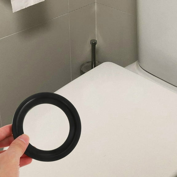 Hemoton Toilet Seat Elongated Motorcycle Gas Tank Sealer Black