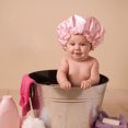 thumbnail image 4 of 2Pcs Kids Elastic Adjustable Nightcaps Double-deck Sleep Caps for Children, 4 of 8