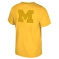 thumbnail image 3 of Men's Colosseum Maize Michigan Wolverines Dual Logo T-Shirt, 3 of 3