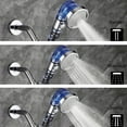thumbnail image 2 of Filter Shower Head, High Pressure Shower Head, Water Saving Handheld Showerheads, 3 Mode Function Spray Showerhead with Filter Stone Beads for Dry Skin & Hair (showerhead), 2 of 6