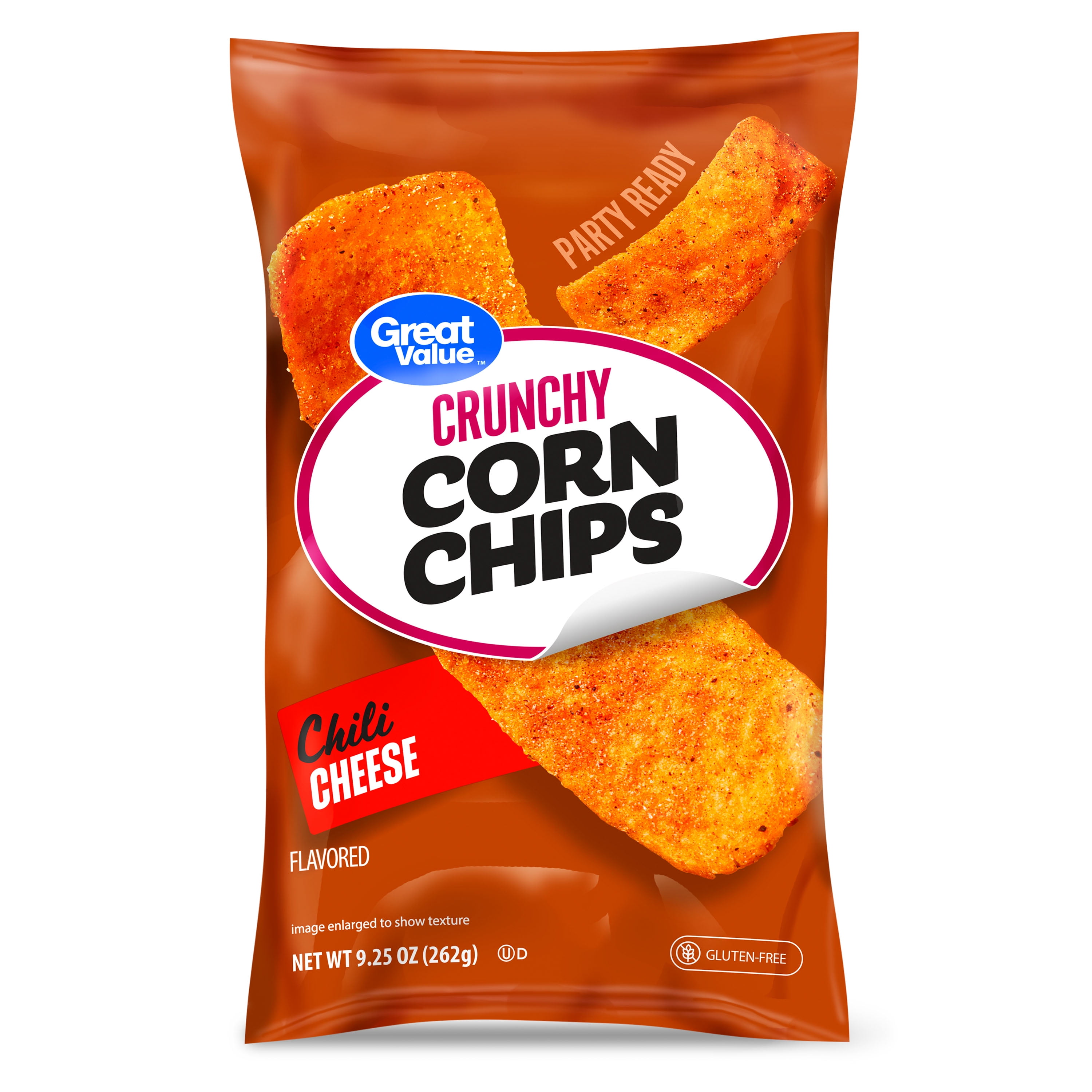Great Value Chili Cheese Flavored Corn Chips, 9.25 oz