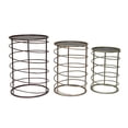 thumbnail image 2 of Jeco OF-ST013 Mirror End Table - Set of 3, 2 of 5