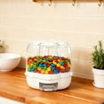 thumbnail image 3 of Hearth & Gear Rotating Candy Dispenser Countertop Candy Dispenser 360°Rotating With 6 Compartments For Kitchen Living Room Store Nut Coffee Candy Small Elegant Ornament Cooking Ornament Crutches, 3 of 6