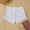 White, variant on Women's Swim Shorts High Waisted Bathing Suit Bottoms Swimsuit Boy Shorts Drawstring Swimwear Bikini Board Shorts Bikini Bottoms for High Waist Breathable Chiffon Swim Shorts Full Coverage 2025 Summe
