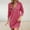 Hot Pink, variant on Dresses For Women 2025 Sevevn Womens Knit Sweater Dress Half Zip Long Sleeve Bodycon V Neck Mini Dresses