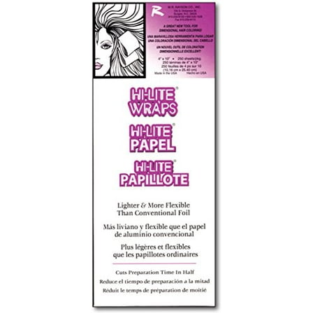 Hi-Lite Wraps 4 x 10 250 Sheets Per Box