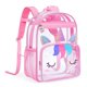 thumbnail image 1 of Mochila Transparente Mommore Unicornio para Niños 4-8 Años Resistente al Agua, 1 of 6