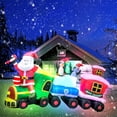 thumbnail image 2 of Tren inflable de Papá Noel para decoración navideña, TRMESIA, 2,4 m, 2 of 7