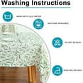 thumbnail image 5 of Farmhouse Rectangle Table Cloth, Washable Wrinkle Free Decorative Table Covers, Green Leaves Printed Tablecloth for Kitchen Cafe Dining Table, 60 x 84 Inches, 5 of 5