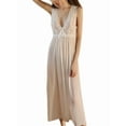 thumbnail image 1 of Camisón Elegante de Mujer con Escote en V, Sin Mangas, de , con Encaje y Falda Larga con Tirantes Anchos. S, 1 of 6
