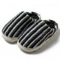 thumbnail image 5 of Winter Slippers for Women Memory Foam Classic Striped Shoes Fuzzy Indoor And Outdoor Casual Anti-Slip Womens Slippers, 5 of 5