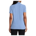 thumbnail image 2 of Mafoose Female Shortsleeve Activewear Stain-Release Polo Light Blue L, 2 of 6