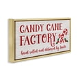 thumbnail image 4 of Stupell Industries Candy Cane Factory Holiday Painting Gold Floater Framed Canvas Art Prints Wall Art, 31 x 14, 4 of 10