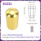 thumbnail image 2 of Uxcell 3Pcs 3 Way Guitar Toggle Switch Tip, M3.5 Brass Threaded Toggle Pickup Switch Knob Tip for LP Electric Guitar Replacement Parts, Black/Silver/Gold, 2 of 6