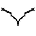 thumbnail image 6 of Mounting Binge Dual Monitor Mount for 13–32 Inch Screens | Full Motion Adjustable Arm with Tilt, Swivel & Rotation | Heavy-Duty VESA 75×75/100×100 Desk Clamp Stand for Home & Office, 6 of 13