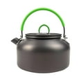 thumbnail image 2 of Almencla Camping Hot Water Kettle Coffee Pot Open Campfire Lightweight 0.8 Liter Lockable Green Handle, 2 of 8