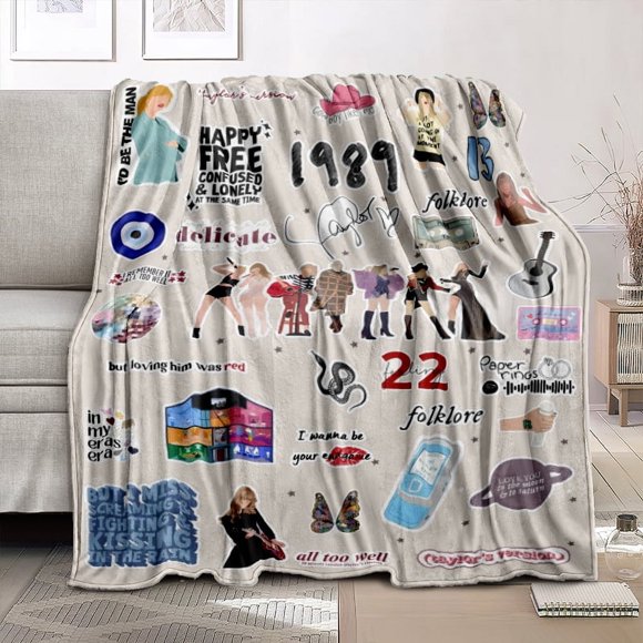 Nils Sjoberg Flannel Blanket, Music Lover Decorative Throw Blanket, Super Soft Blanket, 3D Print, Fleece Blanket