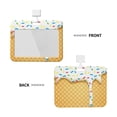 thumbnail image 2 of Naloa White Ice Cream Card Badge Holder Work Badge Sleeve for Office, School, Factory, ID Credit Cards, Driver Licenses and Passes, 2 of 7