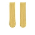 thumbnail image 2 of Ketyyh-chn99 Baby Boys Socks 2025 Kids Boys Girls Cotton Socks Unisex Solid Color Socks Casual Crew Socks Toddler Sock for 1-12 Years,Yellow, 2 of 5