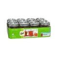 thumbnail image 2 of Ball Mason Glass Regular Mouth Half Pint 8 oz Jars with Lids and Bands, 12 Jars, 2 of 5