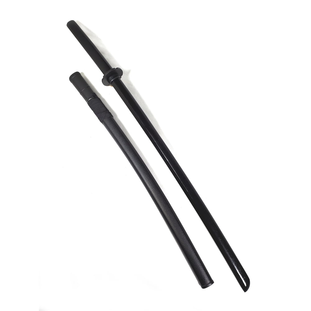 Black Oak Bokken with Scabbard, Practice Sword, Comes with Saya (sheath