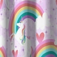 thumbnail image 4 of Dream Factory Unicorn Rainbow 72"x72" Bath Shower Curtain, Polyester, 4 of 8