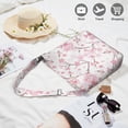 thumbnail image 2 of Artistic Floral Butterfly Canvas Tote – Colorful Bee and Flower Design for Spring, 2 of 5