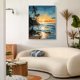 thumbnail image 2 of Kit de pintura por números PRASIO Framed Beach 41x51 cm, 2 of 7