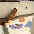 thumbnail image 5 of 3pcs Silicone Pet Food Mat Waterproof, Non-Slip, Prevent Spills, Easy-to-Clean Flexible Placemat for Pet, 5 of 5