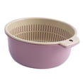 thumbnail image 4 of Cesta de drenaje Perfecl para lavado de verduras rojo grande, 4 of 8