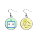 thumbnail image 1 of Pendiente Sol Flor Pendiente Joyas Moda Unbranded M, 1 of 3