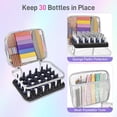thumbnail image 3 of Organizador de esmaltes de uñas Beloving, transparente, doble nivel, 30 botellas, 3 of 7