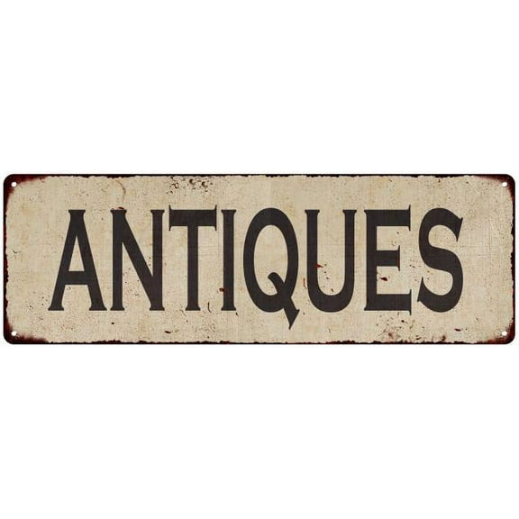 Antiques Vintage Look Home Decor Farmhouse Metal Sign 6x18 206180071017