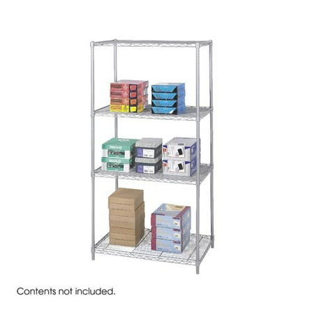 Safco Products Company 4 Shelf Shelving Unit Starter Safco Products Company 4 Shelf Shelving Unit Starter Com