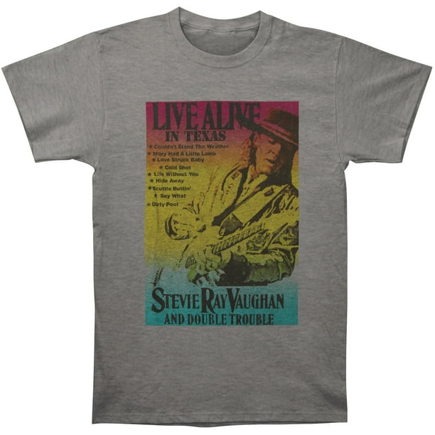 Stevie Ray Vaughan - Stevie Ray Vaughan Men's Live Alive In Texas Slim ...