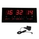thumbnail image 3 of Reloj De Pared Digital LED Tiempo Calendario Temperatura Reloj Despertador Eléctrico EE. UU., 3 of 5