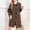 *Coffee, variant on Women's Lapel Mid Length Long Coat ,Single Breasted Buttoned Outerwear Overcoat With Pockets Wine,Womens Plus XXXL
