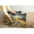 thumbnail image 2 of Ambesonne Nature Throw Pillow Cover 2 Pack, Road Field with Ripe, 18", Multicolor, 2 of 7