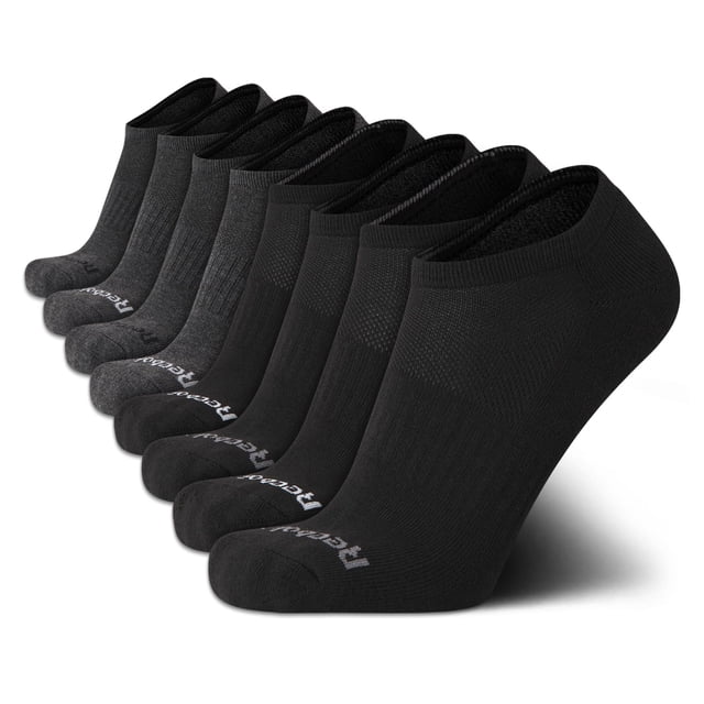 Calcetines Reebok Low Cut No Show, paquete de 8, para hombre, talla 6-12.5