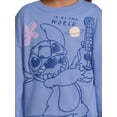 thumbnail image 4 of Stitch Girls Sweatshirt with Long Sleeves, Sizes 4-16, 4 of 5