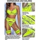 thumbnail image 2 of Sexy Lingerie Set For Women 4 Piece Bra And Panty Set With Garter Belt Strappy Lingerie Set With Thigh CuffsL, 2 of 5