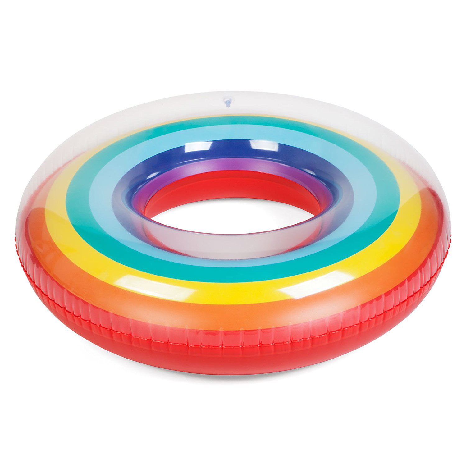 SunnyLife Inflatable Pool Float Inner Tube Floating Ring- Rainbow