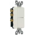 thumbnail image 2 of Interruptor Doble 3 Vías Decora Blanco 15A, 2 of 3