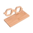 thumbnail image 4 of Madera anteojos de lentes de lentejuelas Organizador de gafas cuadradas/redondas/ovales decoración del modelo de gafas decorativas para escritorio de Cuadrado, 4 of 10