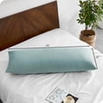 thumbnail image 2 of Bare Home Body Pillowcase - Zipper Closure - Ultra Soft - Double Brushed - Light Blue, 2 of 7