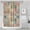 Pioneer Flower Floral-3, variant on Pioneer Flower Floral Print Pattern Shower Curtain 84"x72", Bathroom Decorative Shower Curtain Set with 12 Hooks, Waterproof Washable